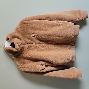 NWT Tommy Hilfiger Teddy Mockneck ZipUp Jacket sz XXS